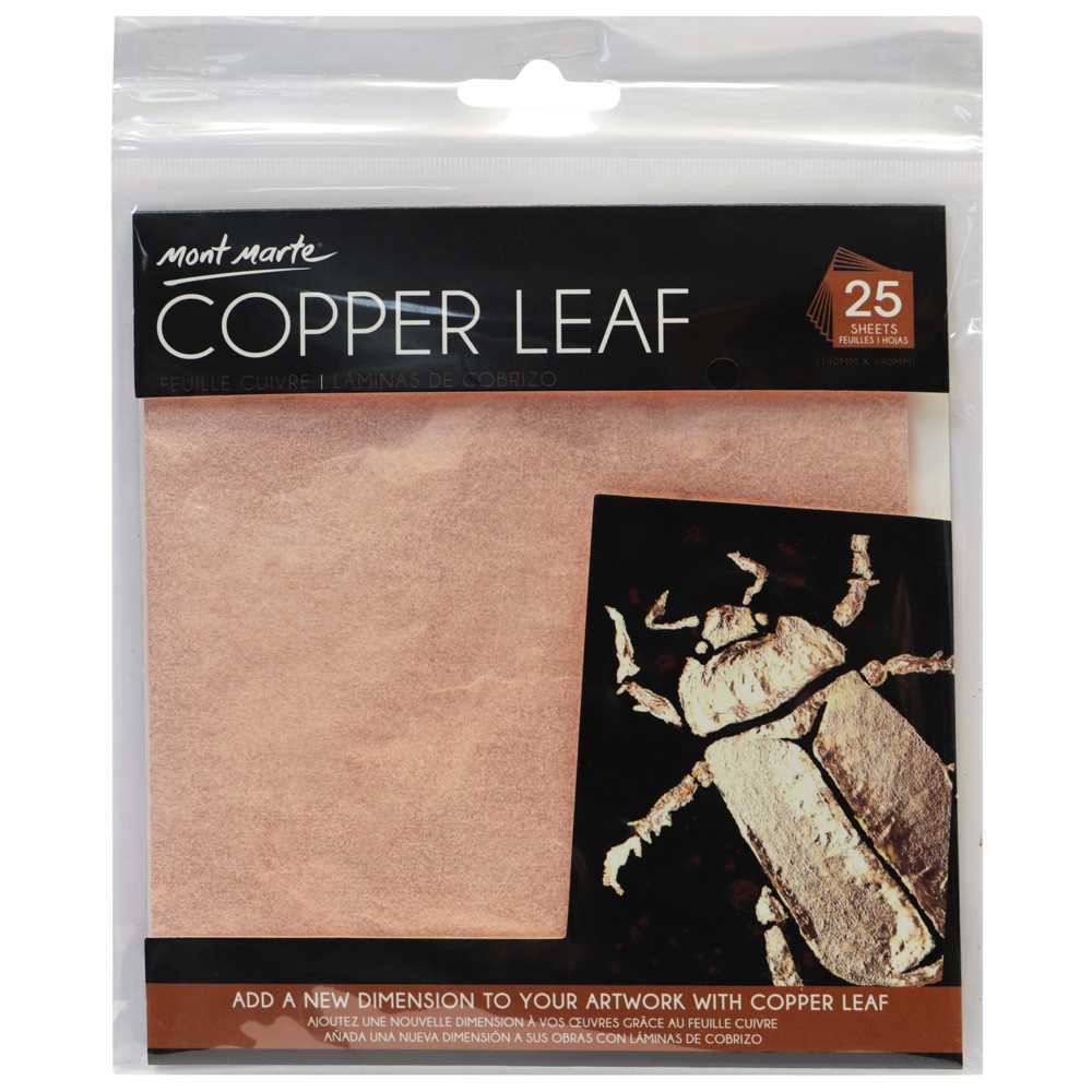 Imitation Gold, Silver & Copper Leaf Sheets - LBB Resin - embell, embellishment, foil, leafing