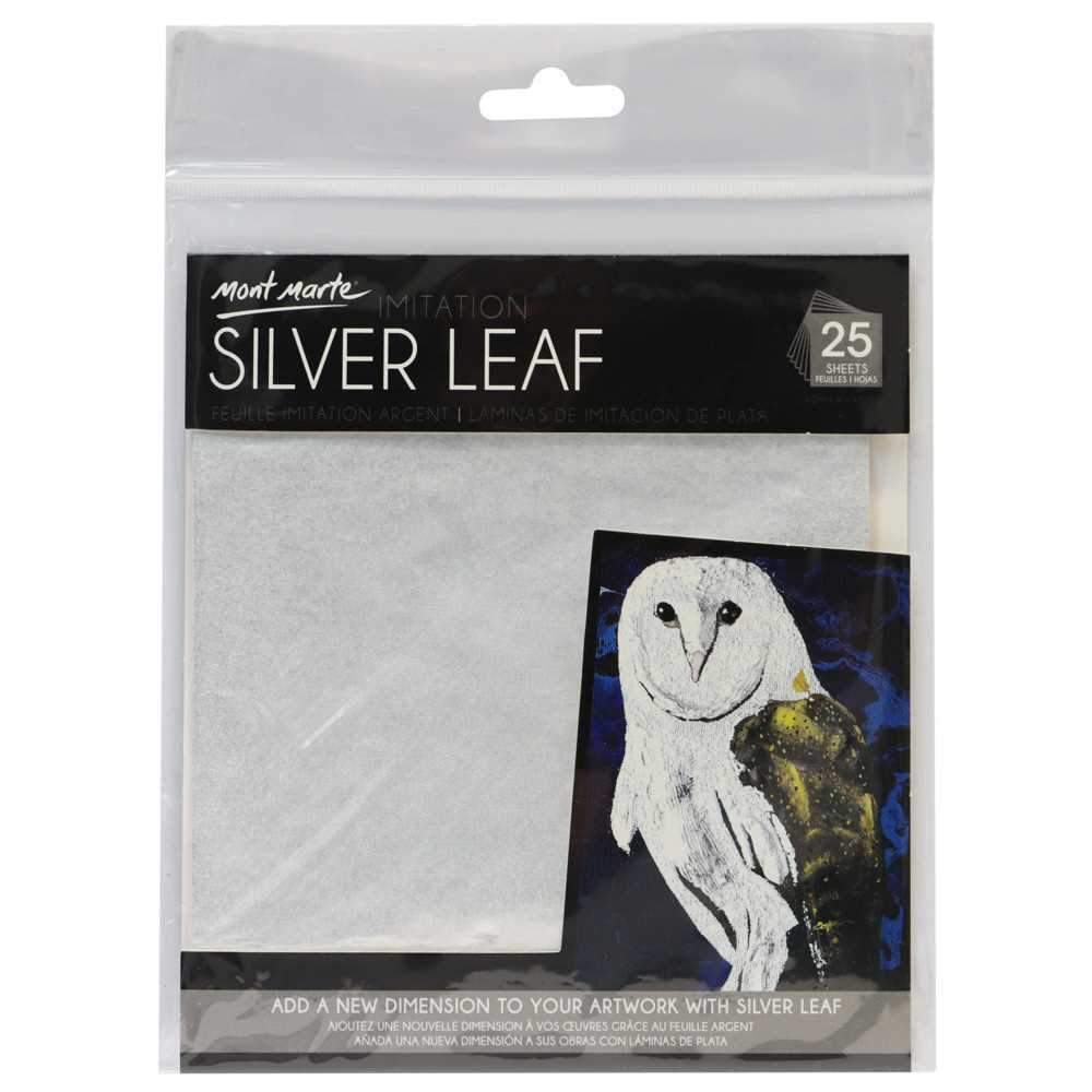 Imitation Gold, Silver & Copper Leaf Sheets - LBB Resin - embell, embellishment, foil, leafing