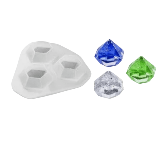 3 Piece Crystal MouldMouldLBB Resin3d