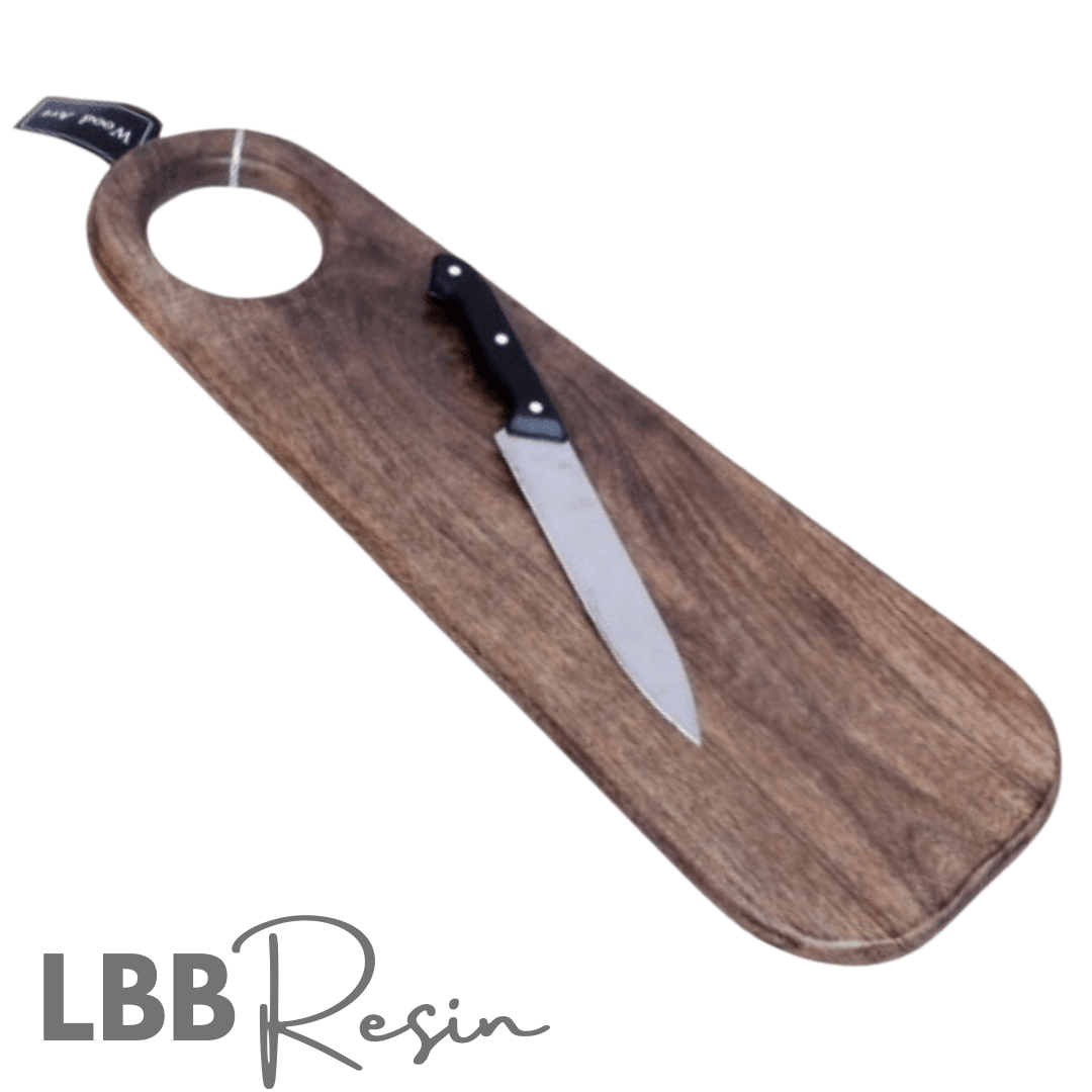 Handmade Wooden Chopping Board - LBB Resin - blank, cheeseboard, chopping board, preorder2021, timber, wood