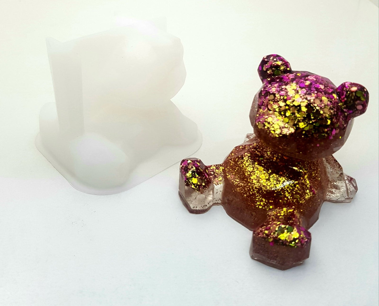 Sitting Teddy Bear Mould - LBB Resin - mould, Wholesale