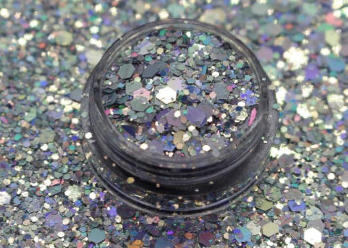 Chunky Glitter 2.5mm - LBB Resin - 2.5mm, chunky, colour, colour shift, embell, glitter, shift, shine, shiny, Wholesale