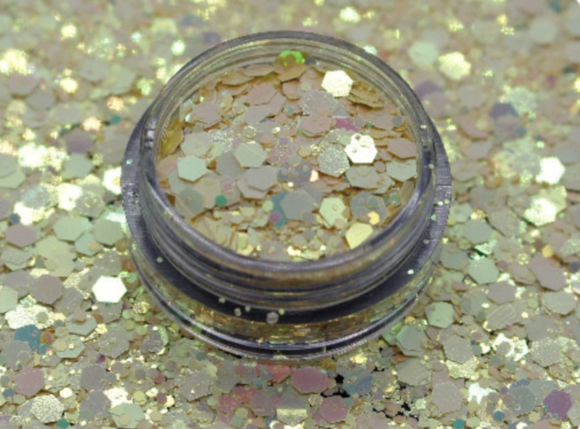 Chunky Glitter 2.5mm - LBB Resin - 2.5mm, chunky, colour, colour shift, embell, glitter, shift, shine, shiny, Wholesale