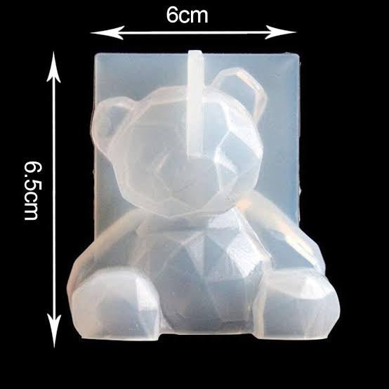 Geometric Teddy Bear MouldMouldLBB Resinanimal