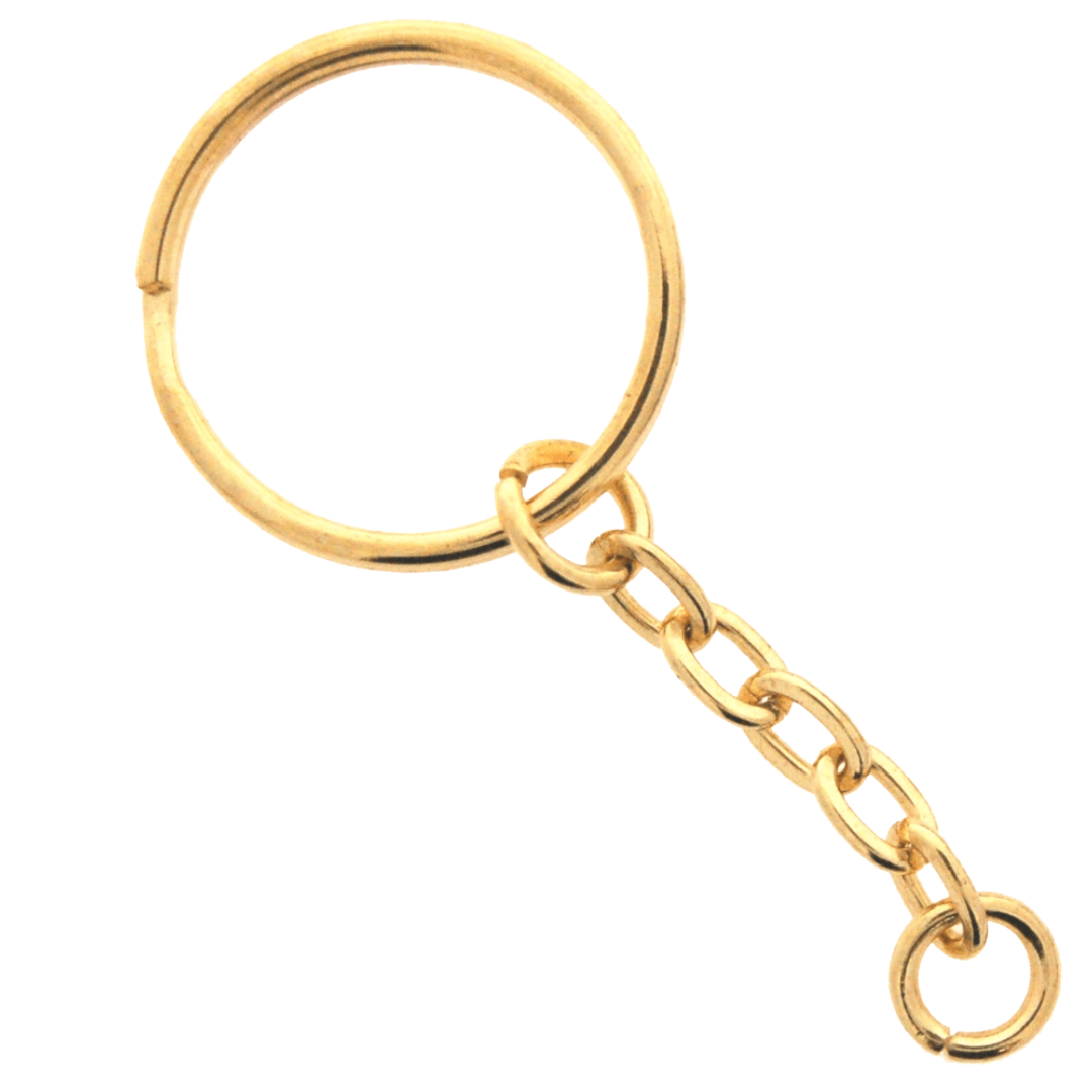 Gold Metal Keyring With HookAccessoriesLBB ResinKeyring