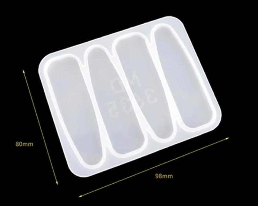 Hair Clip Mould - Multiple Shapes - LBB Resin - mould, Wholesale