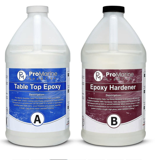 Pro Marine Table Top Epoxy - Food Safe - LBB Resin - food, foodsafe, marine, preorder2, pro, promarine, resin, Wholesale