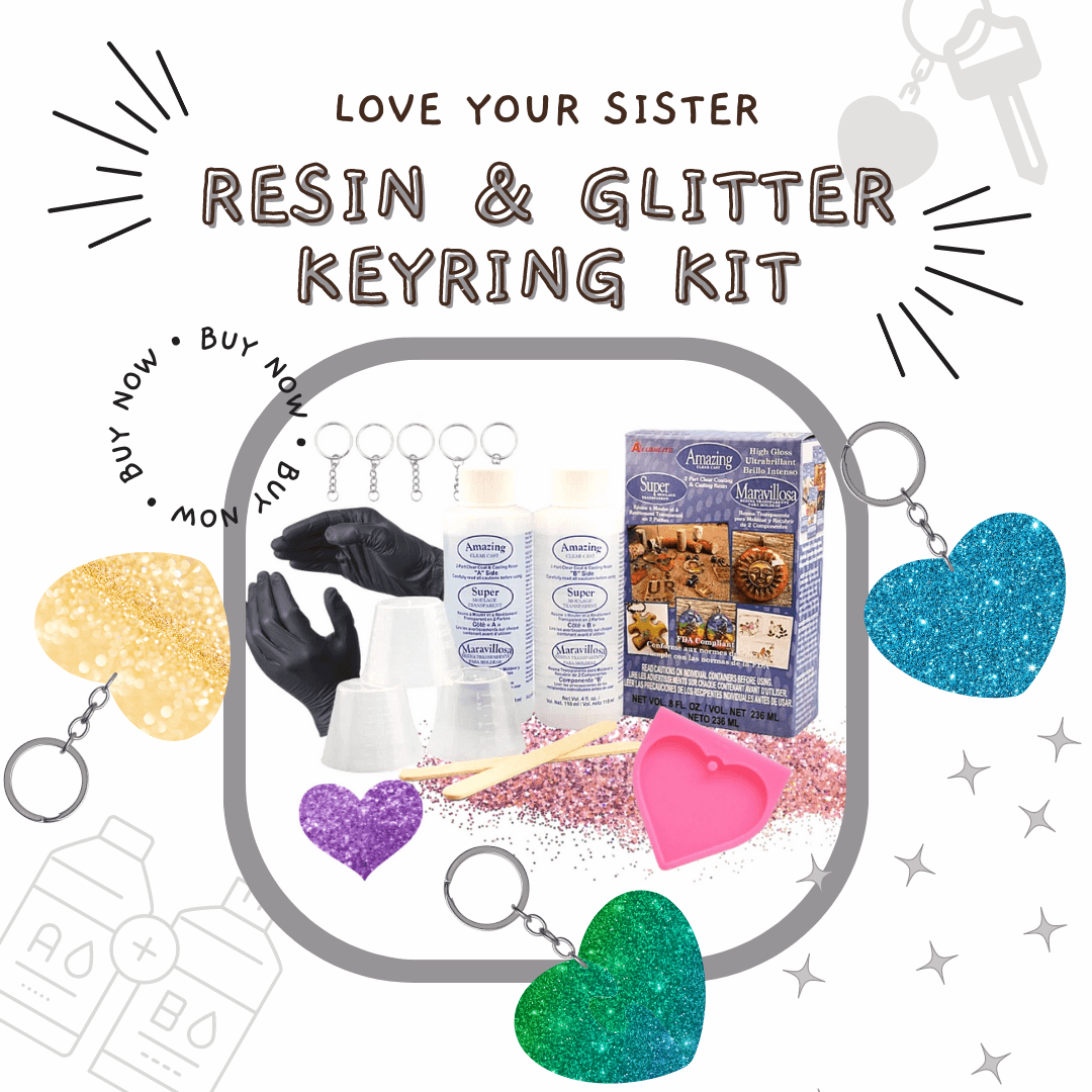 Love Your Sister & LBB Resin - Resin and Glitter Keyring KitLBB ResinLYS