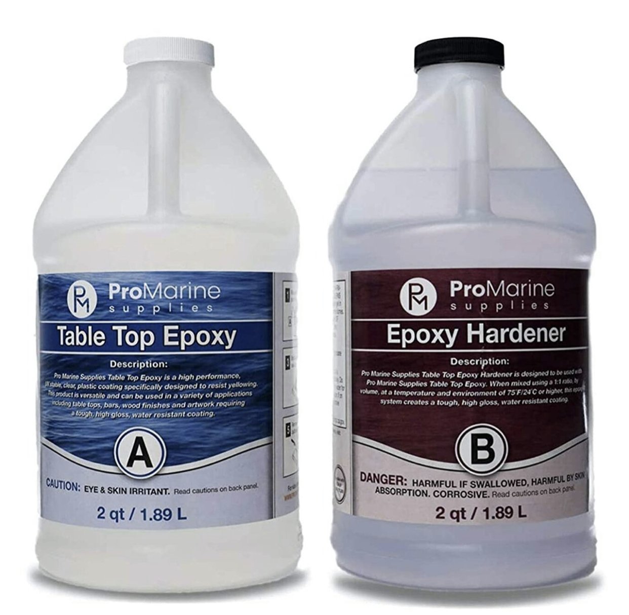 Pro Marine Table Top Epoxy - Food Safe - LBB Resin - food, foodsafe, marine, preorder2, pro, promarine, resin, Wholesale