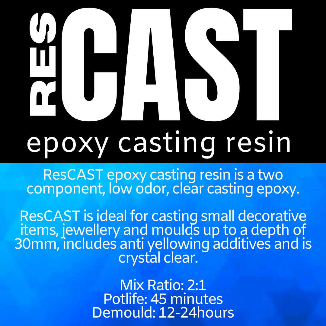 ResCAST - epoxy casting resin 1.5 Litres - LBB Resin - 2 pack, 2pack, epoxy, resin products, sale, Section 8, spo-default, spo-disabled, Wholesale