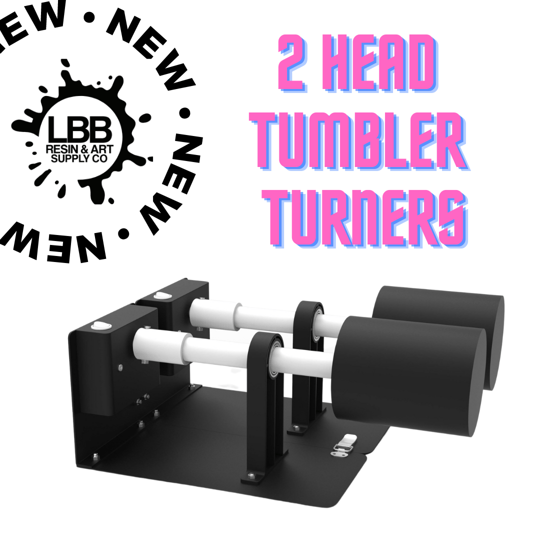 Resin Tumbler Turners (Multiple Head 2, 4 or 6 heads)KitLBB Resin2