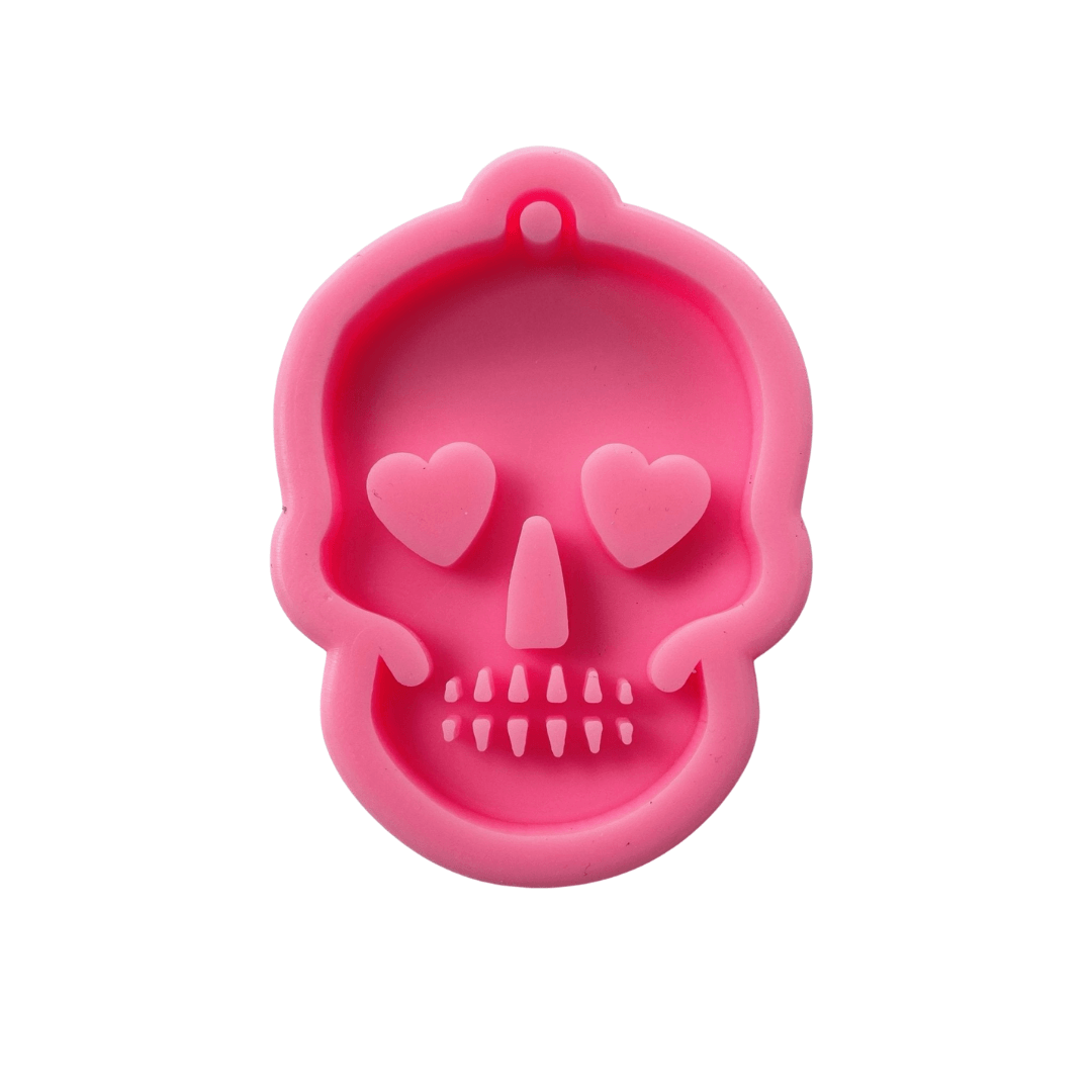 Silicone Keyring Mould - Sugar SkullMouldLBB ResinKeyring