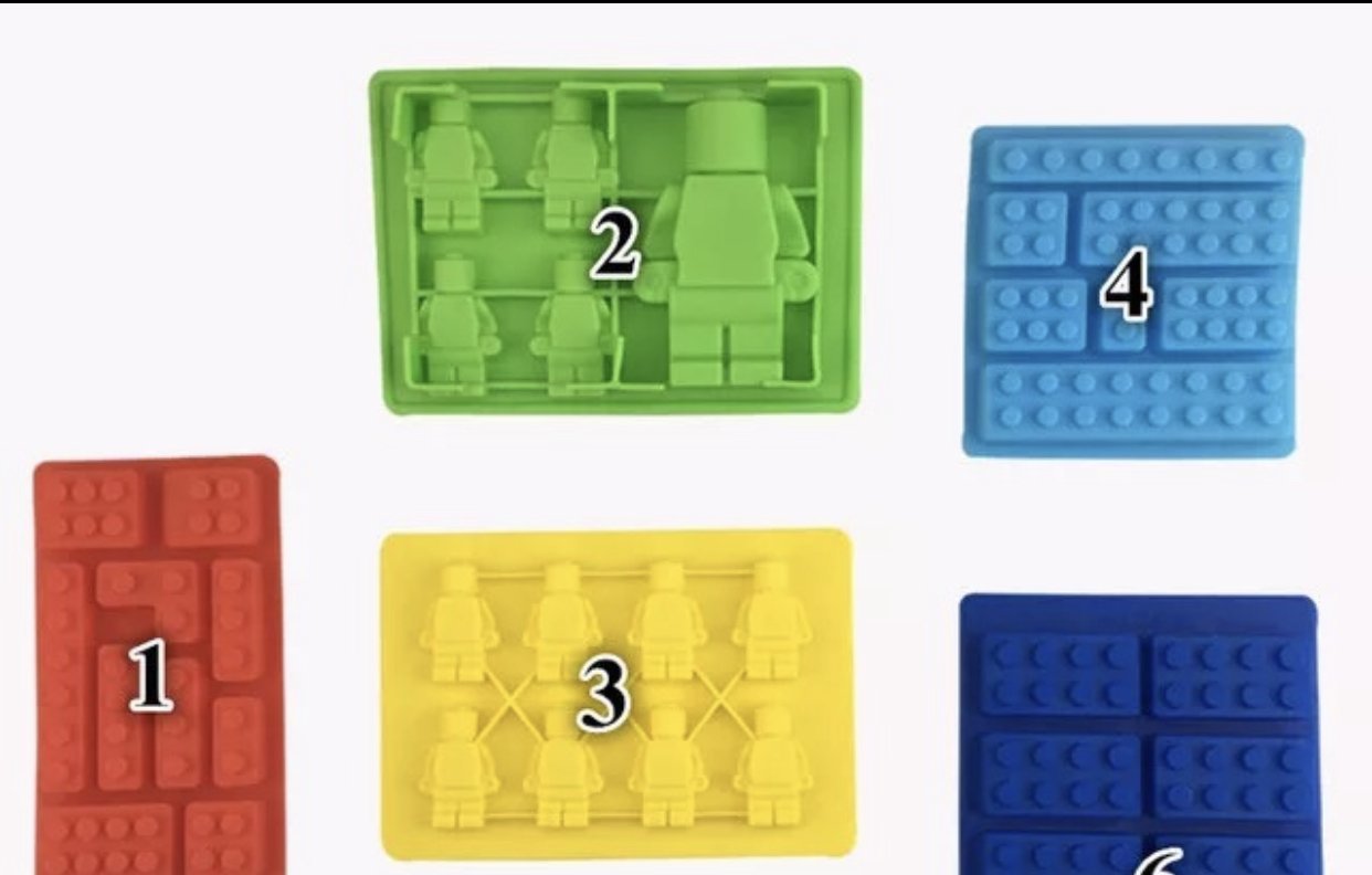 Silicone Lego Moulds - LBB Resin - brick, keyring, lego, mould, preorder, spo-default, spo-disabled, Wholesale